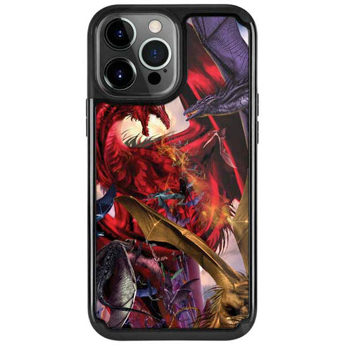 Dragon Battle by Ruth Thompson iPhone Cases